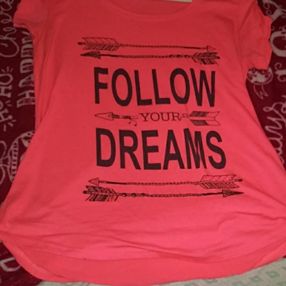 Bright orange t-shirt